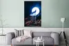 MuchoWow® Poster Wolf heult den Mond an 80x120 cm - Produktbild-Vorschau 5