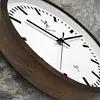 Holzwerk HOMBURG (FUNK) moderne Bahnhof Funk Holz Wanduhr, Produktbild-Vorschau 5