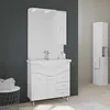 Mobile bagno 85cm a terra con lavabo specchio e pensile Anteprima dell’immagine prodotto 1