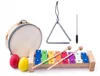 Woody Musikset (Xylophon Tamburin/Triangeltrommel 2 Maracas Produktbild-Vorschau 1