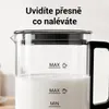 Elektrický pěnový mlékař Olvy ze skla, 4 v 1, 500 W, s Náhled obrázku produktu 6