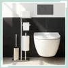 Set da bagno Relaxdays, acciaio inossidabile, ripiano e Anteprima dell’immagine prodotto 3