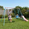 Set da gioco per bambini, completo di scivolo, 2 altalene e Anteprima dell’immagine prodotto 2
