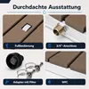 Rechteckige Bodendusche aus WPC für Garten, Pool, Sauna Produktbild-Vorschau 4