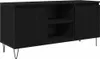 vidaXL TV-Schränk Schwarz Eichen-Optik 104 x 35 x 50 cm Produktbild-Vorschau 1