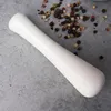 Mortaio in porcellana per tritare spezie, erbe aromatiche e Anteprima dell’immagine prodotto 10
