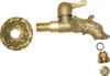 Nostalgie Auslaufventil Drache 1/2 Zoll poliertes Messing Produktbild-Vorschau 3