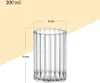Wilmax Trinkgläser aus geriffeltem Glas, 6er Set, 200 ml, Produktbild-Vorschau 3