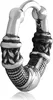 Einzel 12mm Keltische Creole 925er Sterling Silber Ohrring Produktbild-Vorschau 2