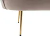 2-Sitzer-Sofa aus braunem und grauem Velours - DANDELION by Produktbild-Vorschau 5