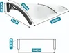 Diagrams showing the dimensions of a door awning. Náhled obrázku produktu