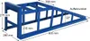 Auffahrrampe Rampe PKW 2x blau bis 195er Räder extra breit Produktbild-Vorschau 4