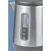 Close-up of a stainless steel electric kettle with water level markings. Podgląd zdjęcia produktu