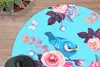 MuchoWow® Mauspad Mousepad Vogel - Blumen - Muster 20x20 cm Produktbild-Vorschau 2