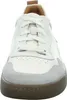 A close-up, front-facing view of a white low-top sneaker. Produktbild-Vorschau