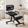 Ergonomische Kniestoel met Rugleuning Zwart voor Kantoor, Productafbeelding-voorbeeld 3
