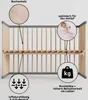 Laufgitter XXL 120x120 cm mit Matratze SleepPlus & Produktbild-Vorschau 9