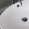 doporro Waschbecken Oval Aufsatzwaschbecken aus Keramik Produktbild-Vorschau 4