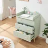 Wickelkommode 'Sarievn' Wickeltisch 100 x 80 x 53 cm mit Produktbild-Vorschau 2