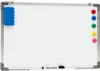 vidaXL Magnetisches Whiteboard Weiß 60 x 40 cm Stahl Produktbild-Vorschau 1