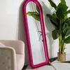 Lustro ścienne z zakrzywioną ramą z tkaniny 160x60x4 cm Podgląd zdjęcia produktu 8