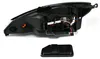 Rückansicht von Für Ford Focus 1 MK1 11/2001-2004 Facelift Scheinwerfer Schwarz LINKS + RECHTS mit Fokus auf Befestigungselemente Produktbild-Vorschau