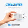 Chargeur USB 25W avec USB-A & USB-C – GaN – Blanc – PD 3.0 Voir les images du produit 8