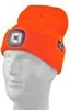 Strickmütze neonorange mit LED Licht Produktbild-Vorschau 4