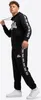 Pánske bežecké nohavice regular fit GRUTNESS Black/White Náhľad obrázku produktu 7