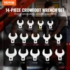 Zestaw kluczy płasko-oczkowych, napęd 1/2 cala, Podgląd zdjęcia produktu 2