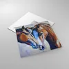 Bilder auf glas - Pferd Tier Bindung - 40x40cm - Glasbilder Produktbild-Vorschau 2