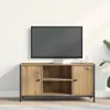 A TV stand with a television on top, set against a white wall. Náhľad obrázku produktu