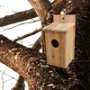 Holz Nistkasten Vogelnest Brutkasten Nisthilfe Meisenkasten Produktbild-Vorschau 3