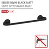 WENKO Handtuchstange Bivio Black Bade Halter 40cm schwarz Produktbild-Vorschau 2