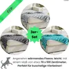 Collage of three dog blankets on a sofa, with text overlays and a green ribbon. Náhled obrázku produktu