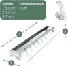 Futtertrog Metall Küken Futterautomat Hühner Zubehör Produktbild-Vorschau 2