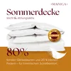 maxiga Sommer Daunendecke 200x200cm Premium 80% Gänsedaune Produktbild-Vorschau 2