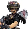 A close-up studio shot of a Weta Workshop Borderlands 3 Moze action figure. Náhled obrázku produktu