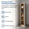 Regal mit 5 Ebenen Aktenschrank mit 4 Einlegeböden und 1 Produktbild-Vorschau 3