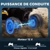 HOMCOM Quad électrique enfant 12 V, voiture électrique Voir les images du produit 3