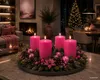 4er Set Adventskranzkerzen Pink 100 x 48 mm | Wiedemann Produktbild-Vorschau 2