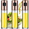 Ölsprüher Ölspender Essigsprüher 3er Set 100 ml Kupfer Glas Produktbild-Vorschau 1