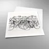 Poster - Poster ohne Rahmen - Fahrrad Rennen Rad - 60x60 cm Produktbild-Vorschau 3