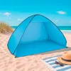 XL Pop-Up Strandmuschel Strandzelt Zelt Tasche Blau Produktbild-Vorschau 1