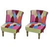 Two patchwork armchairs on a white background. Produktbild-Vorschau