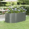 vidaXL Hochbeet Pulverbeschichteter Stahl 175x100x68 cm Produktbild-Vorschau 1