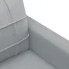 vidaXL 3-Sitzer-Sofa Hellgrau 180 cm Stoff Produktbild-Vorschau 6