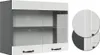 Küchenglasschrank Vicco R-Line Weiß Landhaus 80 cm, Model Produktbild-Vorschau 6