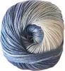 A ball of yarn with a gradient of blue and white colors. Produktbild-Vorschau