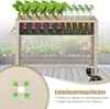 Hochbeet mit Raedern Regal, Erhoehtes Gartenbeet mit Haken Produktbild-Vorschau 4